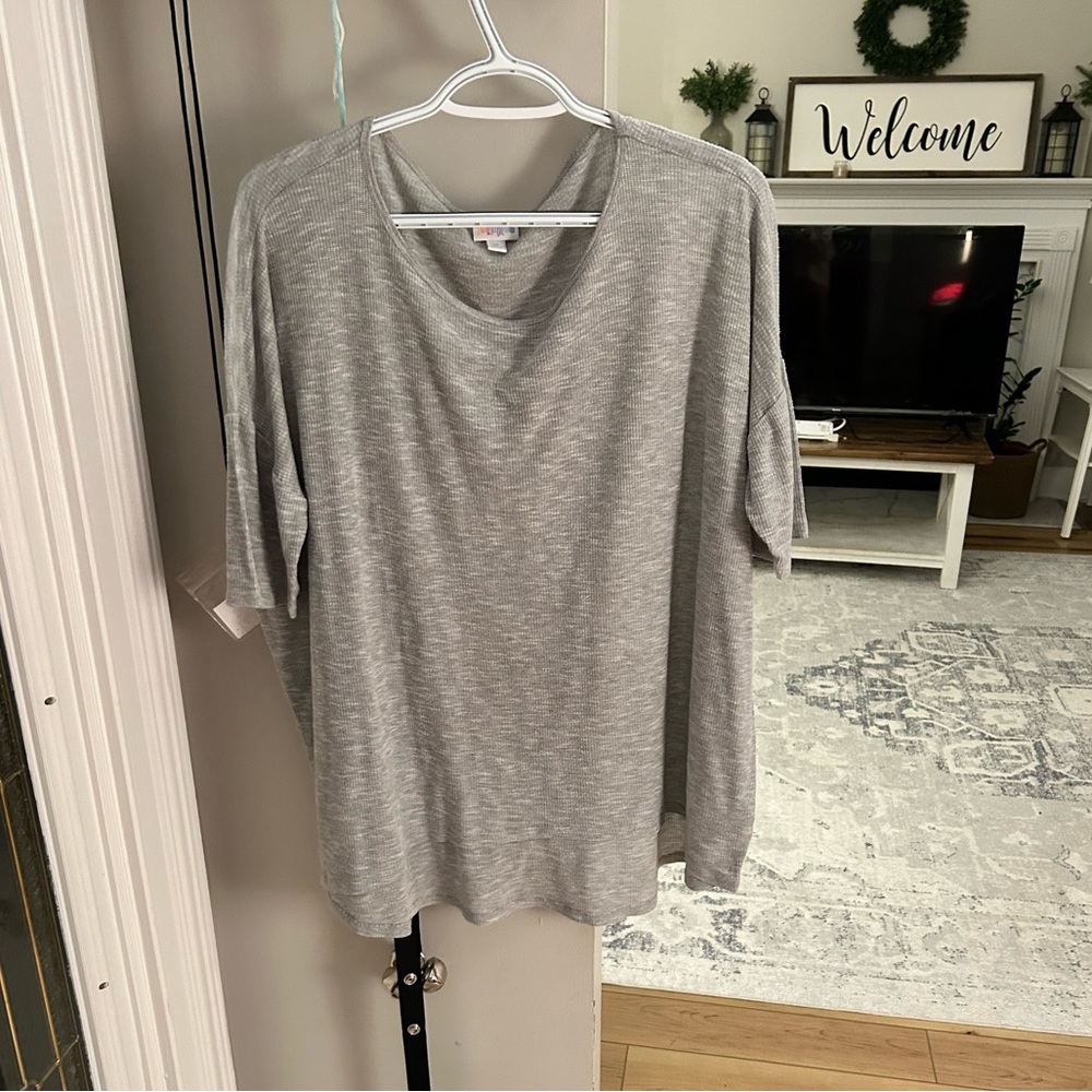 Lularoe basic gray tunic top